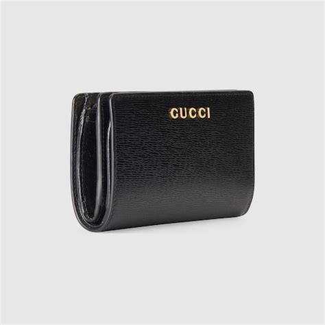 zip around wallet with gucci script